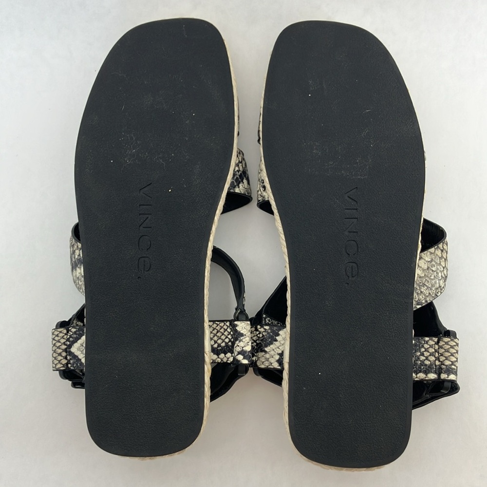 NEW VINCE Sandals Womens 9.5 Elian Strappy Flat Casual Comfort Designer - Picture 6 of 6